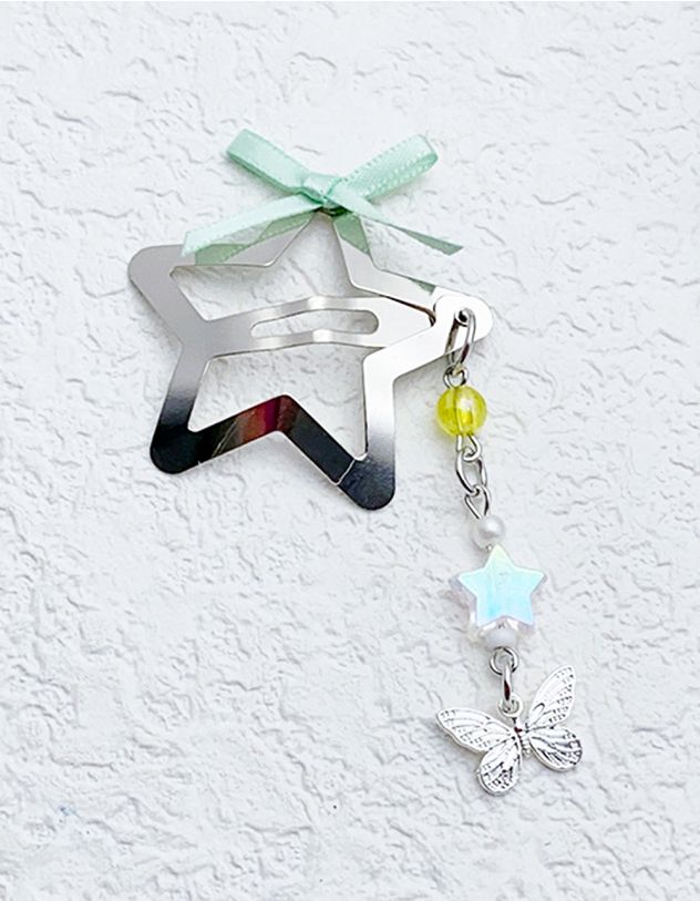 Заколка для волосся з метеликом та бантом | 262513-37-XX - A-SHOP