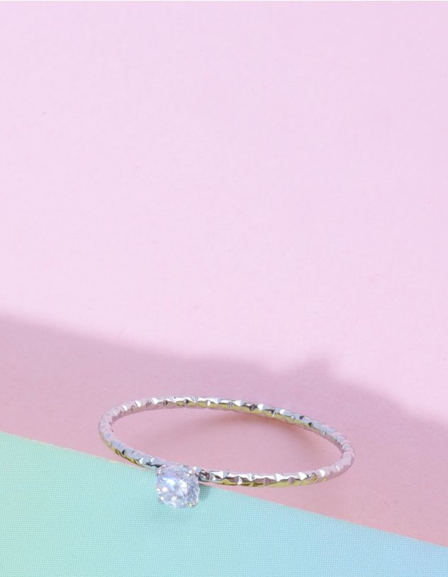 Кільце з рельєфним покриттям | 264835-05-37 - A-SHOP