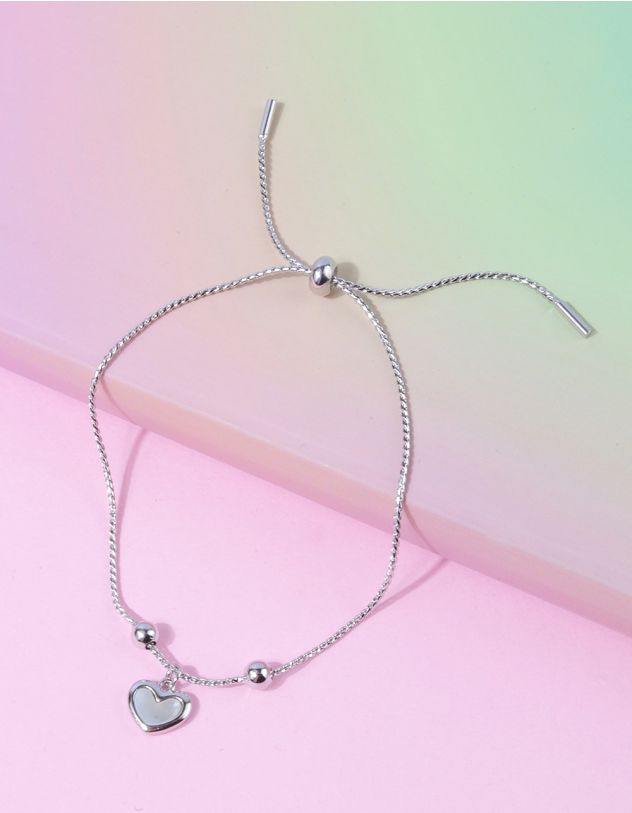 Браслет на руку з кулоном у вигляді серця | 258749-05-XX - A-SHOP