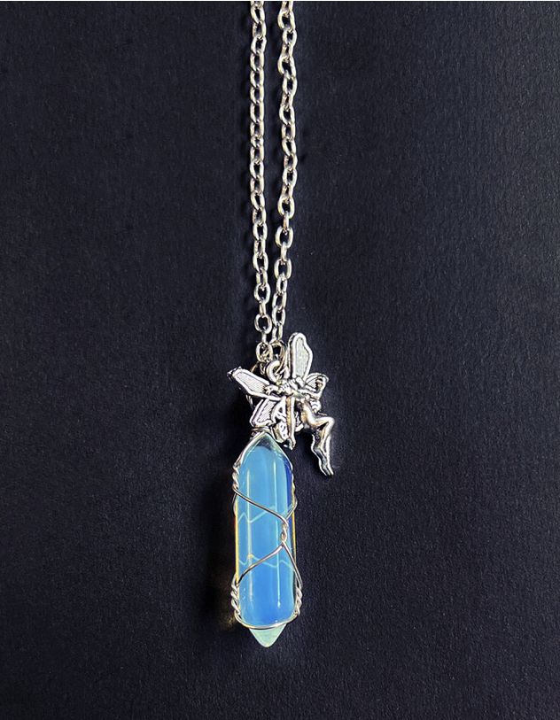 Підвіска на шию з кулоном у вигляді феї та кристалом | 254818-64-XX - A-SHOP