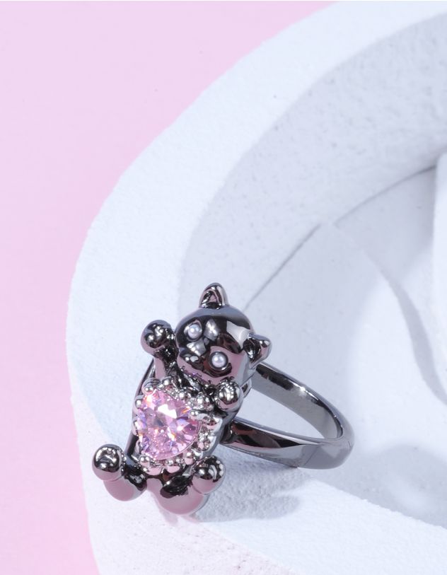 Кільце з котиком | 264813-02-35 - A-SHOP