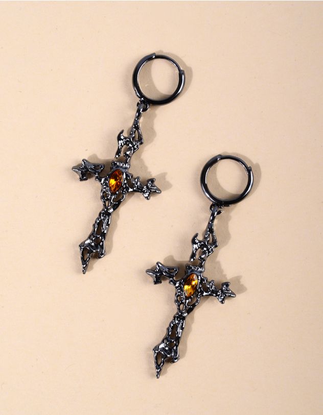 Сережки хрести | 268949-07-XX - A-SHOP