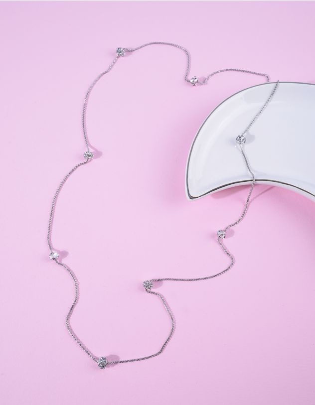 Підвіска на шию з намистинами у стразах | 265372-05-XX - A-SHOP