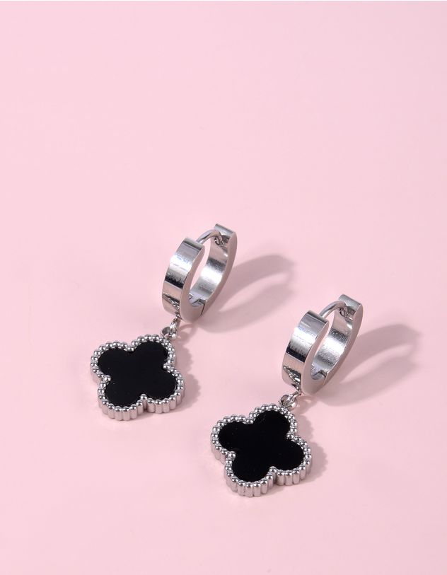 Сережки з підвіскою у вигляді конюшини | 259946-07-XX - A-SHOP