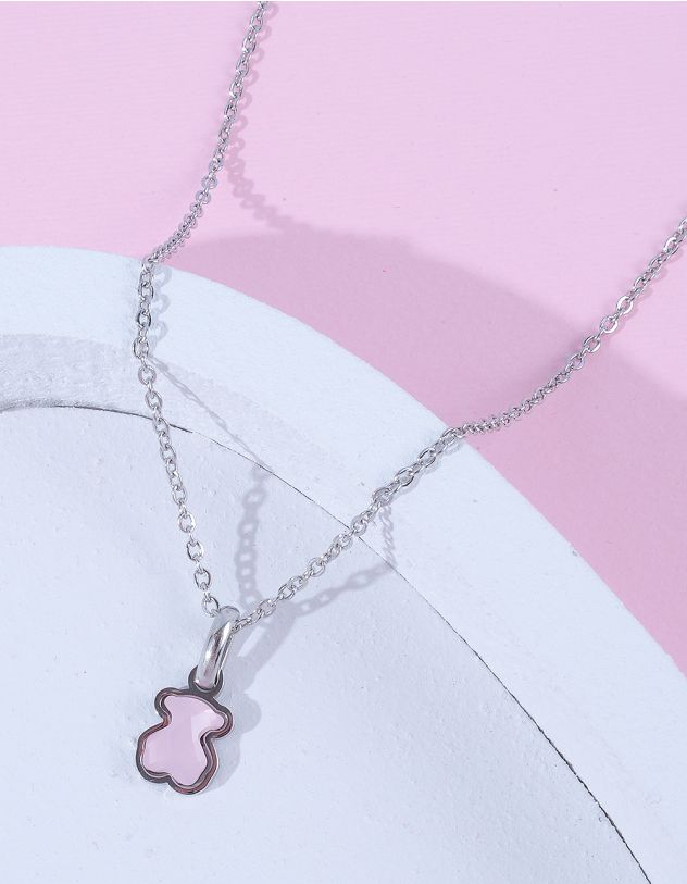 Підвіска на шию з кулоном у вигляді ведмедика | 264565-70-XX - A-SHOP