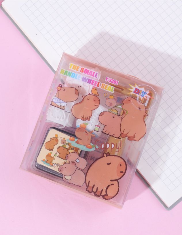 Печатка роликова з зображенням капібари | 262110-12-XX - A-SHOP