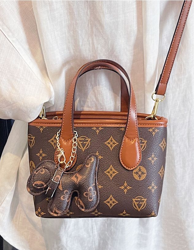 Сумка через плече з брелоком у вигляді песика | 265350-33-XX - A-SHOP