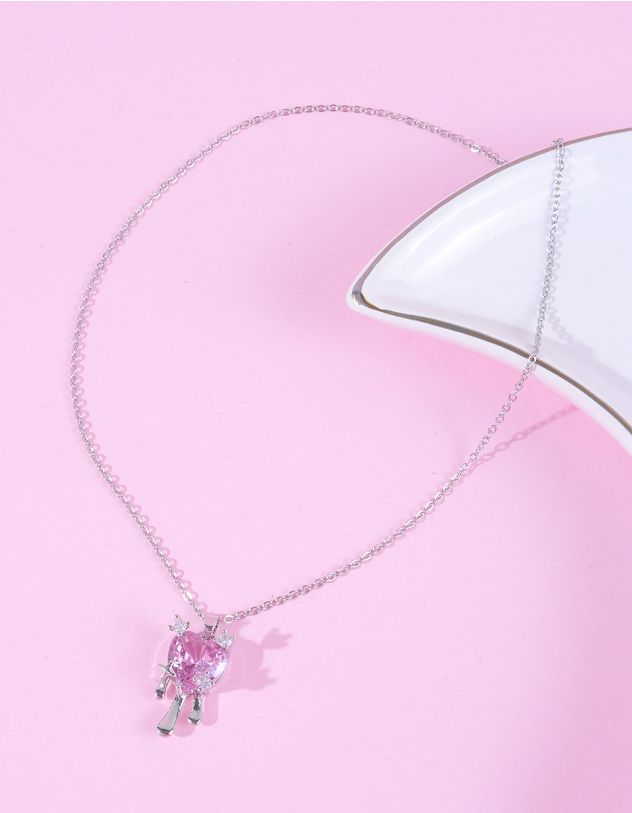 Підвіска на шию з кулоном у вигляді серця | 264116-70-XX - A-SHOP