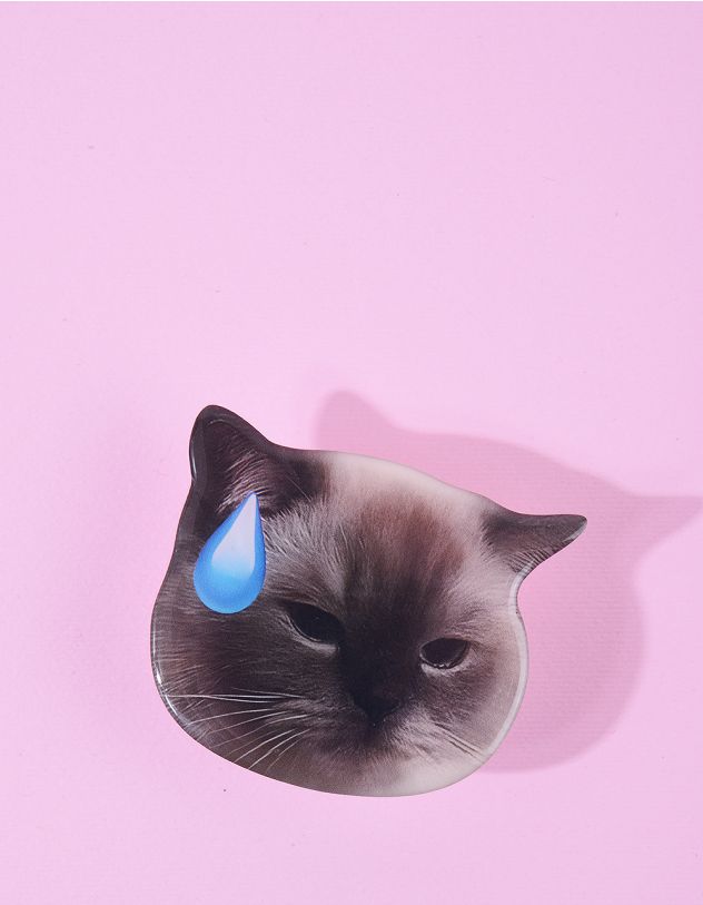 Попсокет з принтом котика | 265586-28-XX - A-SHOP