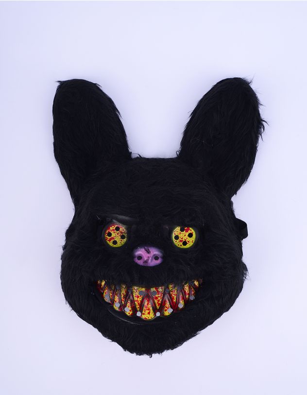 Маска у вигляді кролика на Гелловін хутряна | 258928-02-XX - A-SHOP