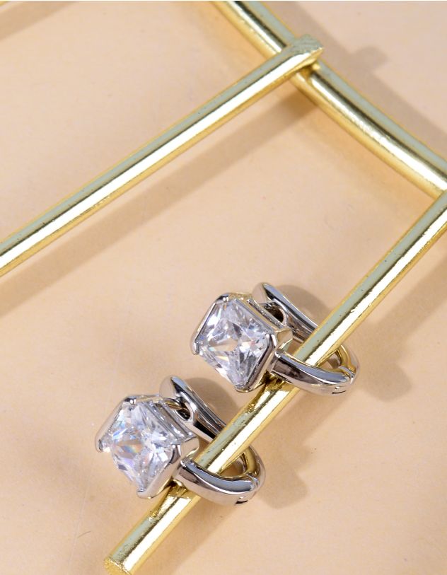 Сережки з кристалом | 266916-05-XX - A-SHOP