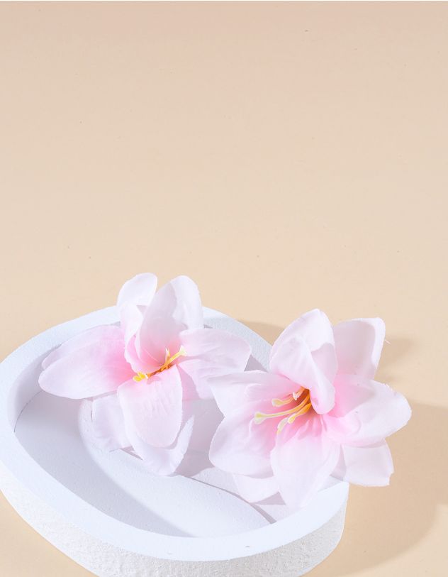 Заколка для волосся парна у вигляді квітки | 263705-14-XX - A-SHOP