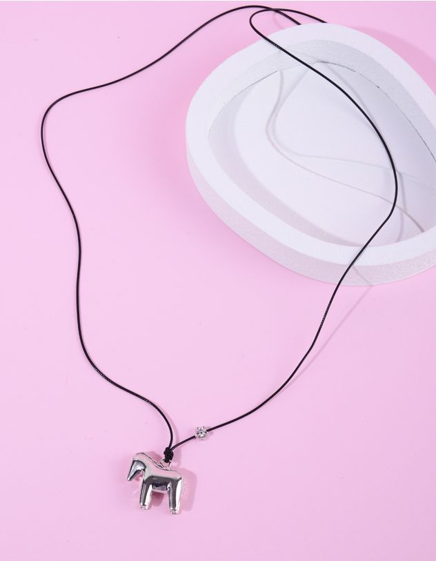 Підвіска на шию з кулоном у вигляді коня | 267505-05-XX - A-SHOP
