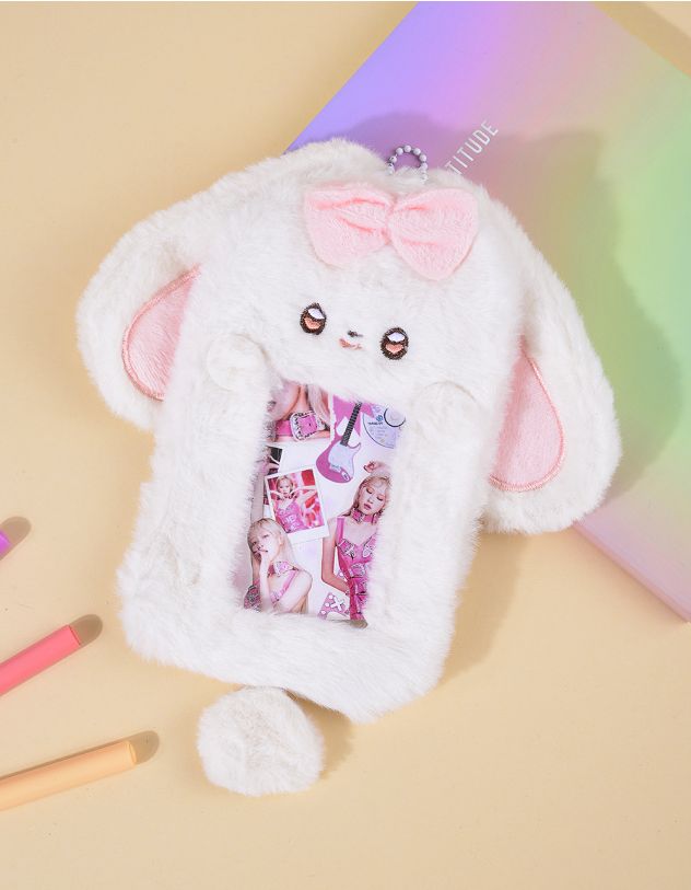 Картхолдер хутряний у вигляді кролика | 263557-14-XX - A-SHOP