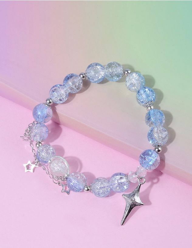 Браслет на руку із намистин з підвіскою у вигляді зірки | 262210-13-XX - A-SHOP