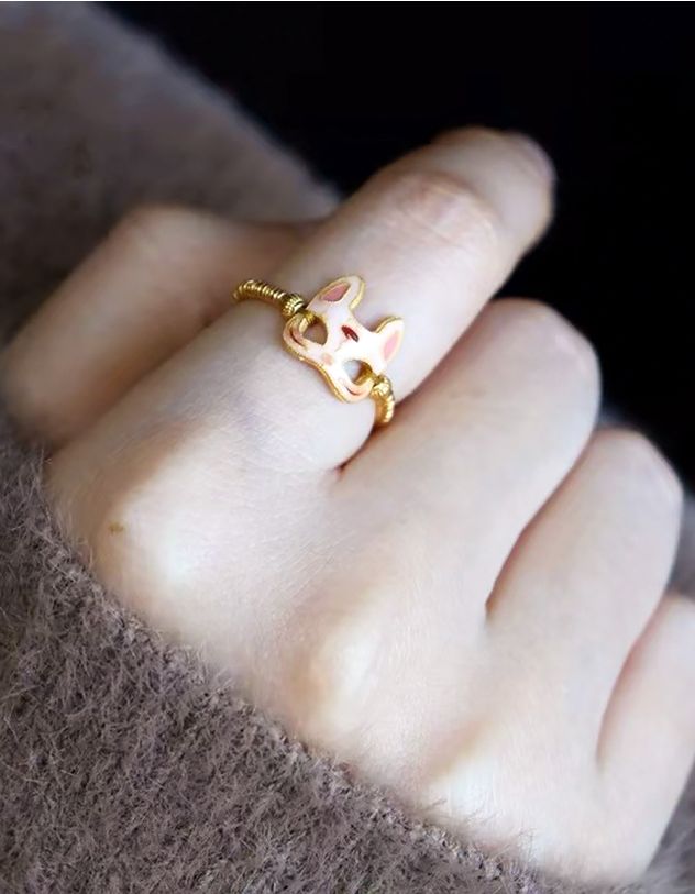 Кільце з кицькою | 263631-69-37 - A-SHOP