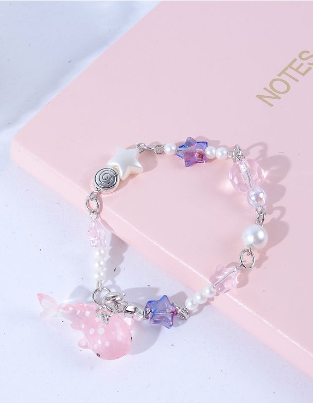 Браслет на руку з перлинами та зірками | 262505-14-XX - A-SHOP