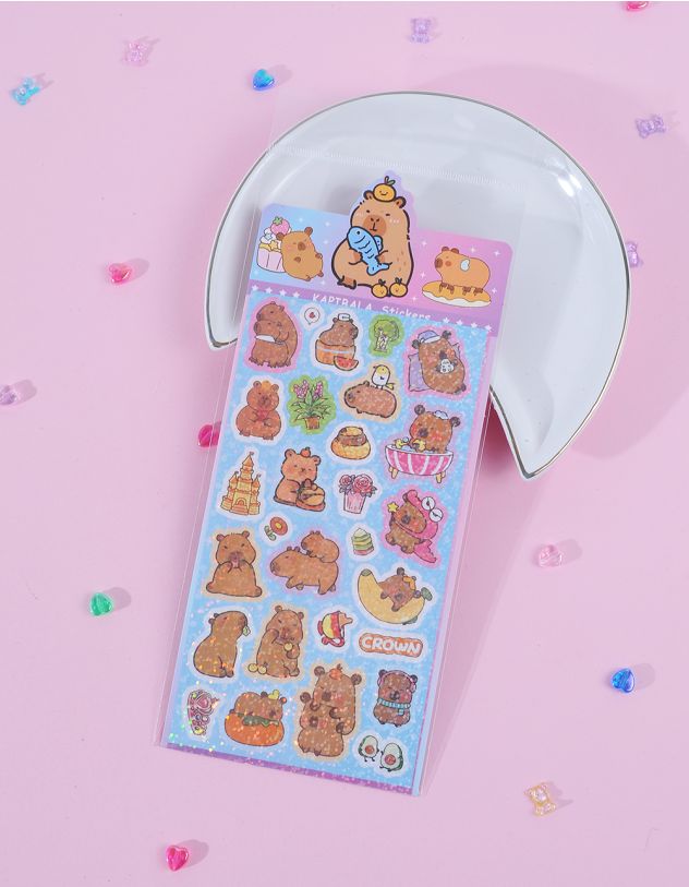 Наліпки з зображенням капібари | 262111-31-XX - A-SHOP