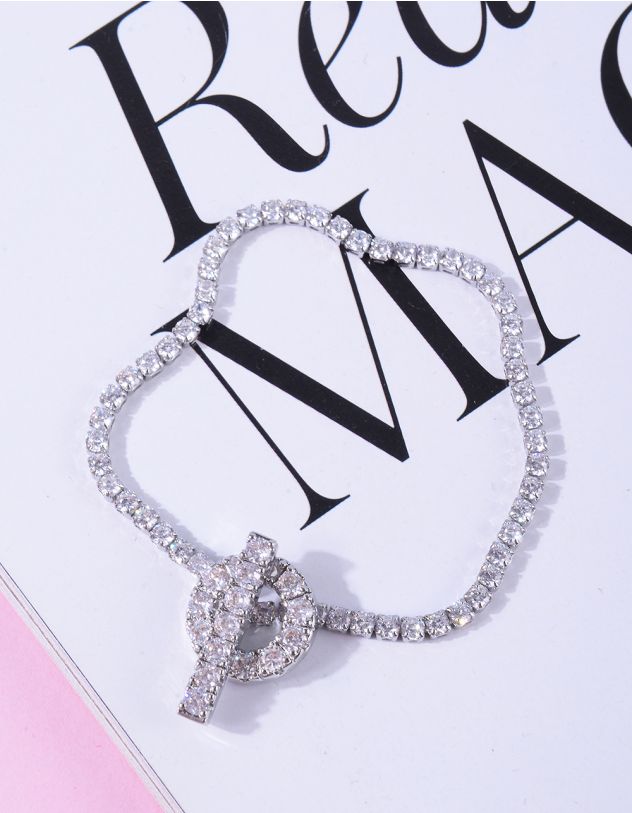 Браслет на руку із страз | 265793-05-XX - A-SHOP