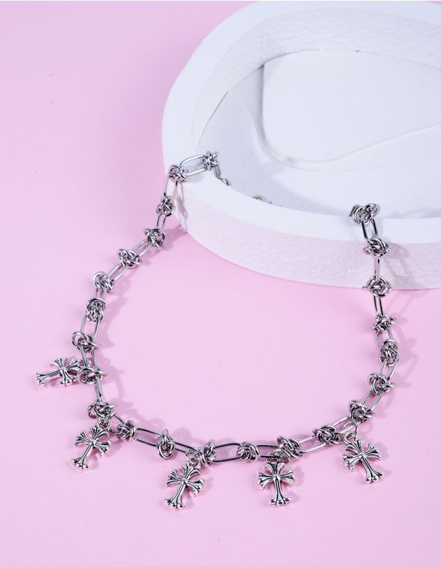 Підвіска на шию із ланцюжка з хрестами | 266211-05-XX - A-SHOP