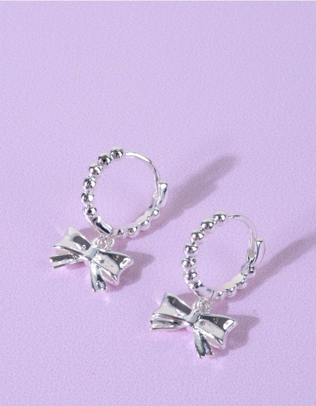 Сережки з бантиками | 261156-05-XX - A-SHOP