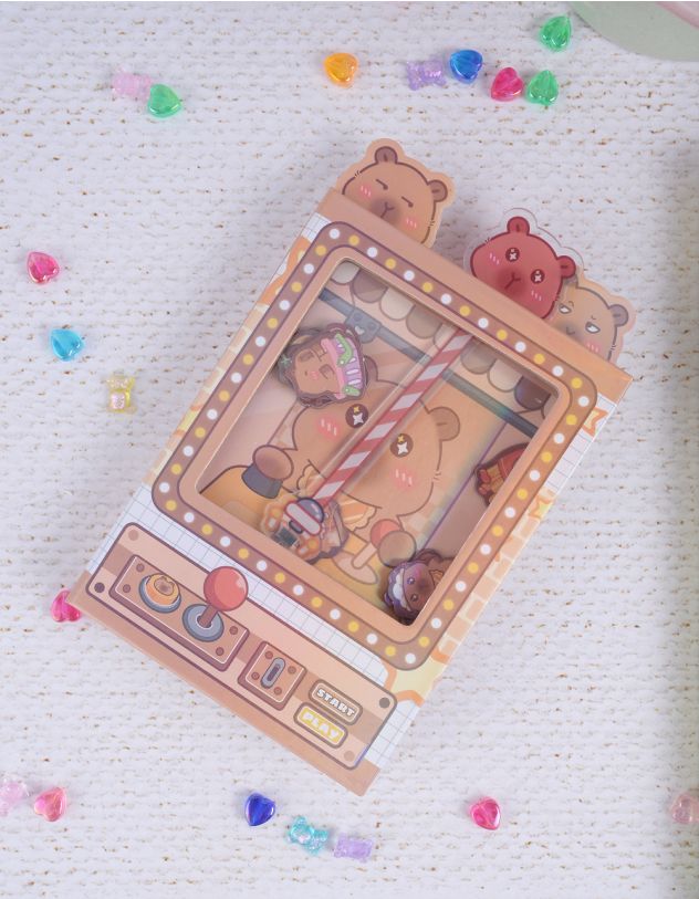 Блокнот з принтом капібари | 263805-12-XX - A-SHOP