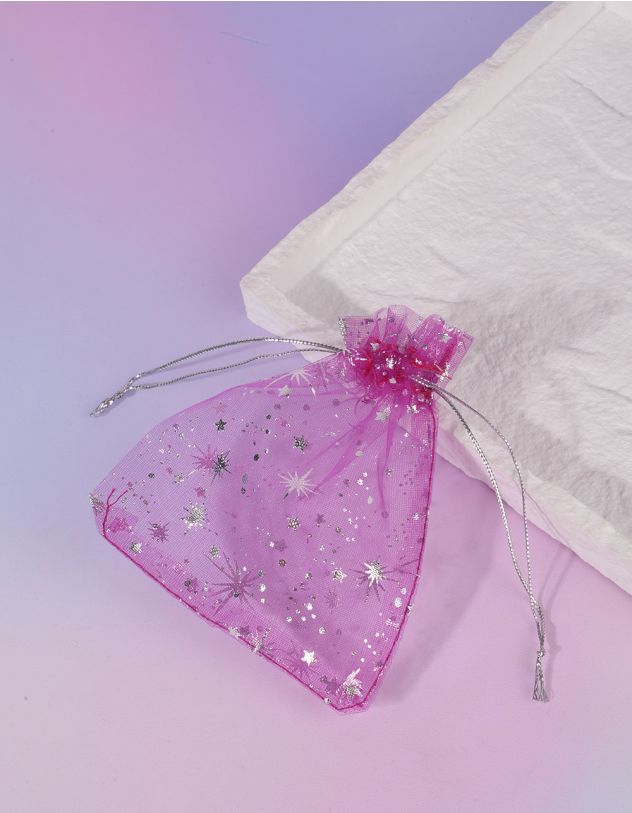 Пакет подарунковий 9 х12 см з зірочками | 250032-03-XX - A-SHOP