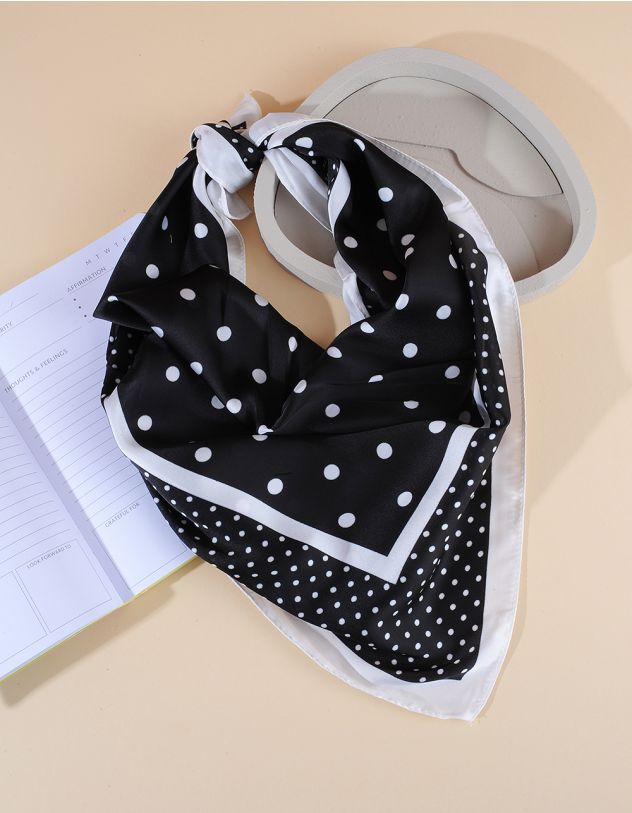 Хустка на шию у горошок | 264158-02-XX - A-SHOP