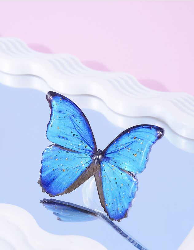 Кільце пластикове у вигляді метелика | 266407-13-38 - A-SHOP