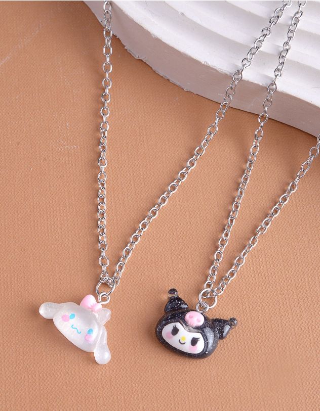 Підвіска на шию  best friends з кулоном у вигляді Куромі та Мелоді | 256561-01-XX - A-SHOP
