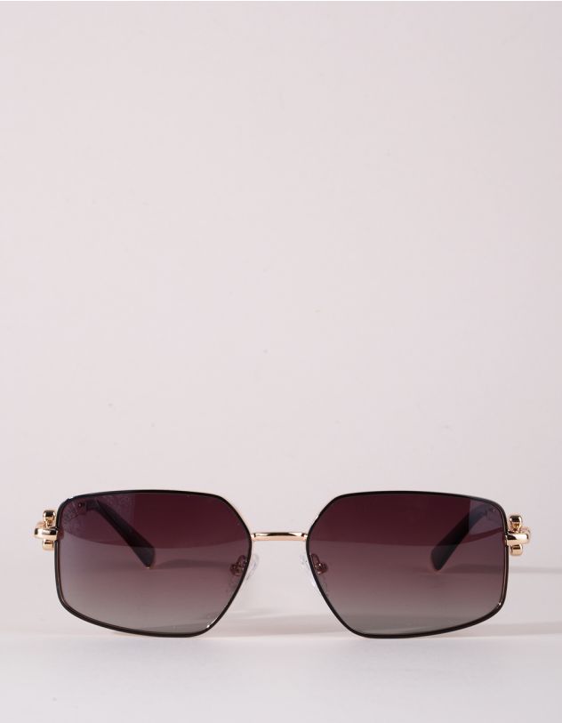 Окуляри сонцезахисні з тонкими дужками | 266501-12-XX - A-SHOP