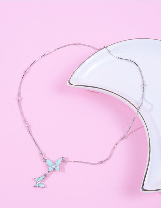 Підвіска на шию з метеликами | 263013-64-XX - A-SHOP