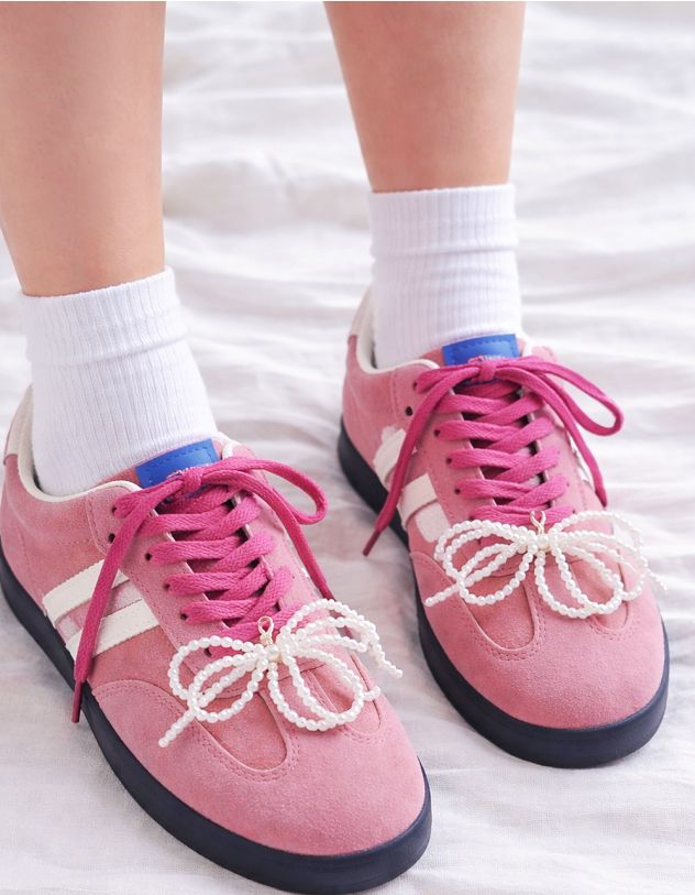 Підвіска прикраса для взуття у вигляді банта з перлин | 267412-01-XX - A-SHOP