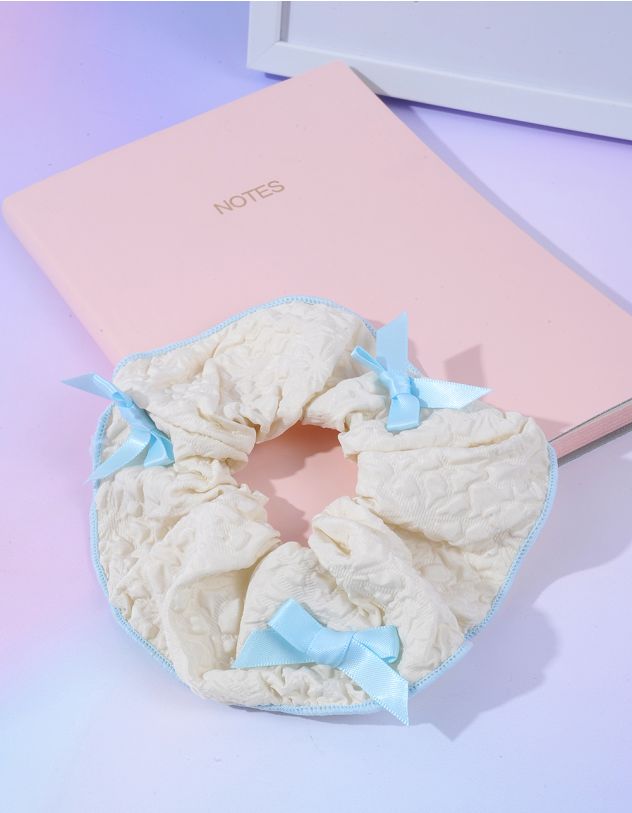 Резинка для волосся широка з бантами | 261187-40-XX - A-SHOP