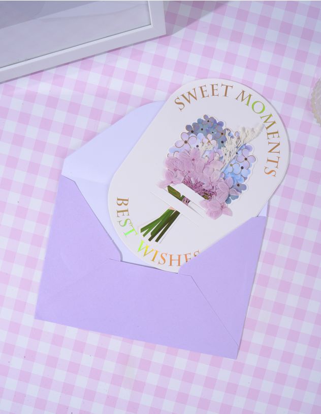 Листівка з квітами | 263176-03-XX - A-SHOP