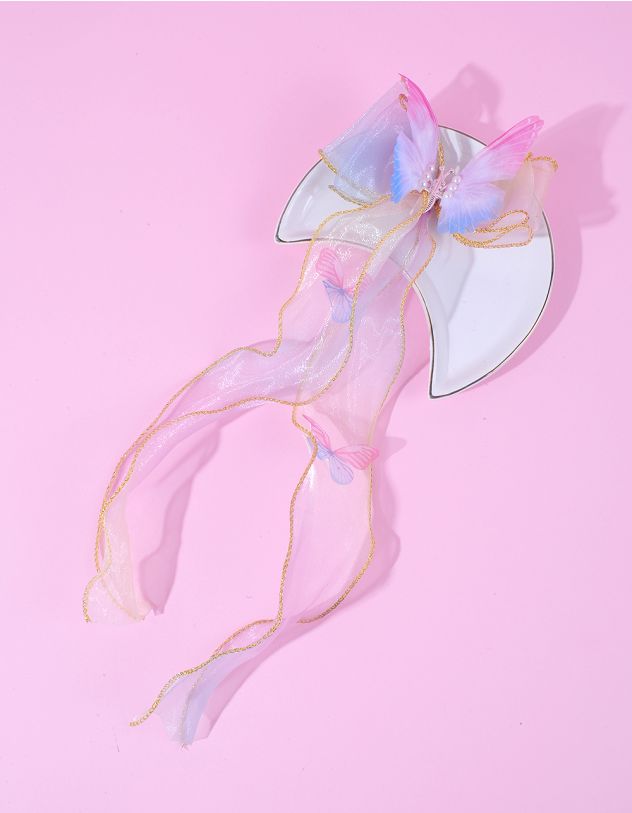 Заколка для волосся у вигляді банта з метеликом | 260874-14-XX - A-SHOP