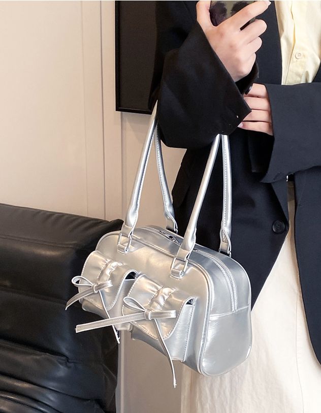 Сумка з бантиками на кишенях | 260194-05-XX - A-SHOP