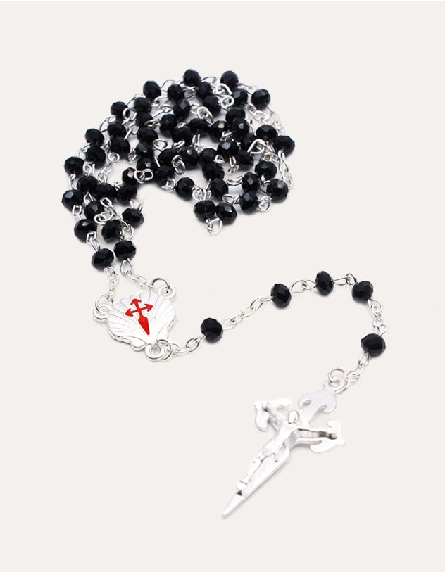 Підвіска на шию із намистин з хрестом | 263183-07-XX - A-SHOP