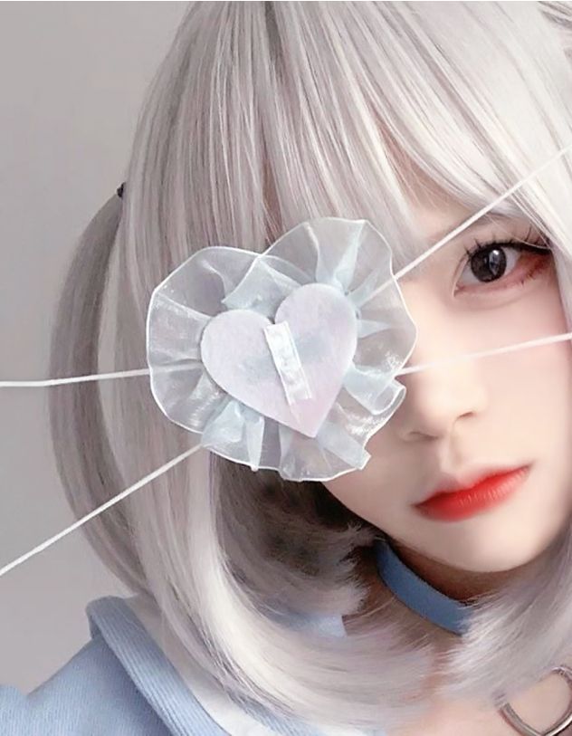 Маска на око у вигляді серця з хрестом | 264870-37-XX - A-SHOP