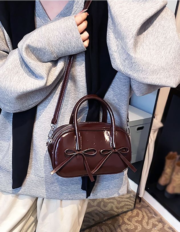 Сумка на довгому ремінці з бантами | 264244-33-XX - A-SHOP