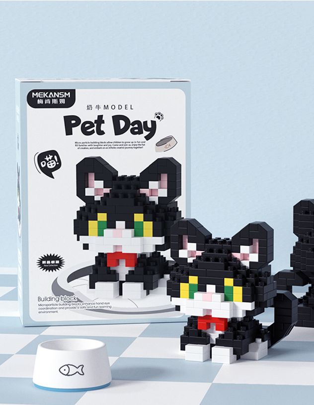 Конструктор у вигляді котика | 266358-02-XX - A-SHOP