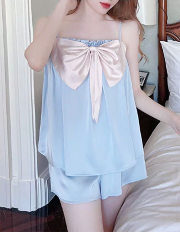 Піжама з бантом | 265955-18-03 - A-SHOP