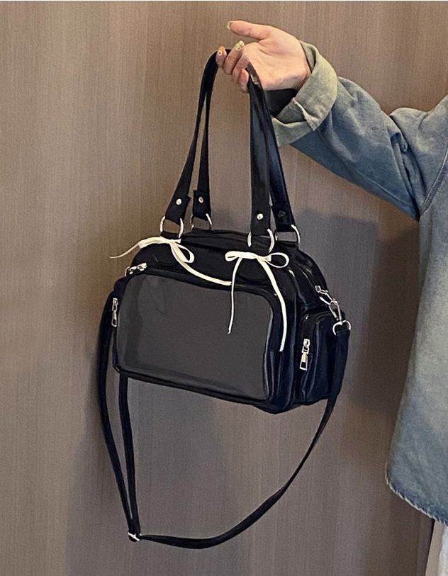 Сумка на плече з бантами | 265299-02-XX - A-SHOP