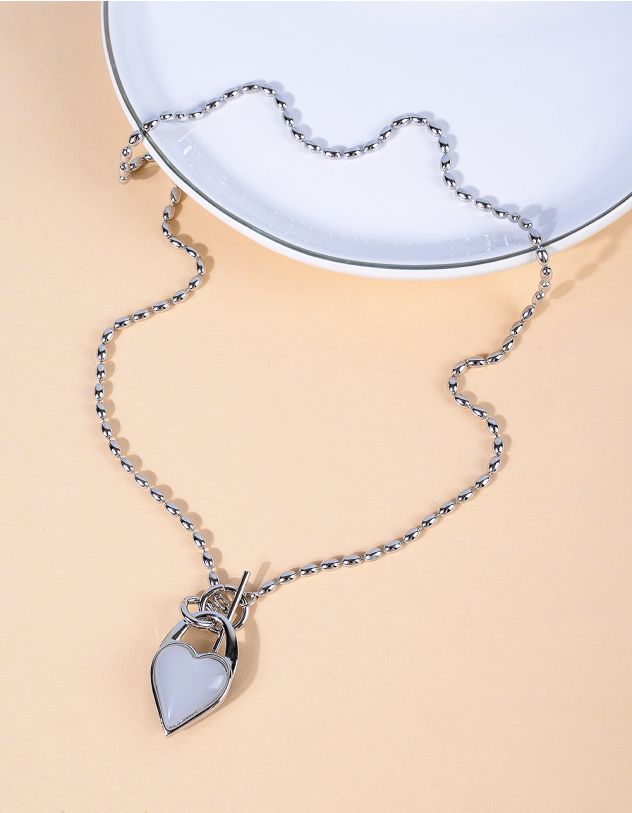 Підвіска на шию з кулоном у вигляді серця | 267809-07-XX - A-SHOP