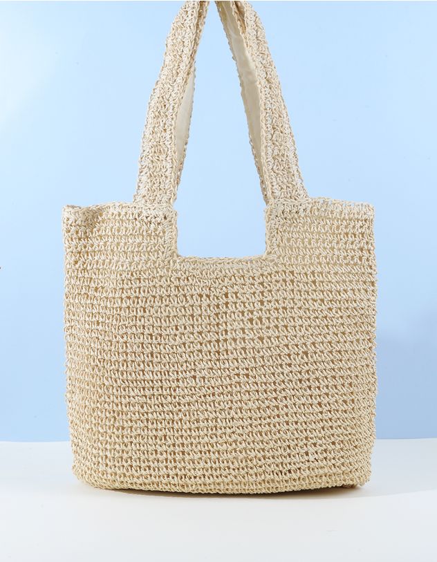 Сумка шопер зі штучної соломи | 263950-22-XX - A-SHOP