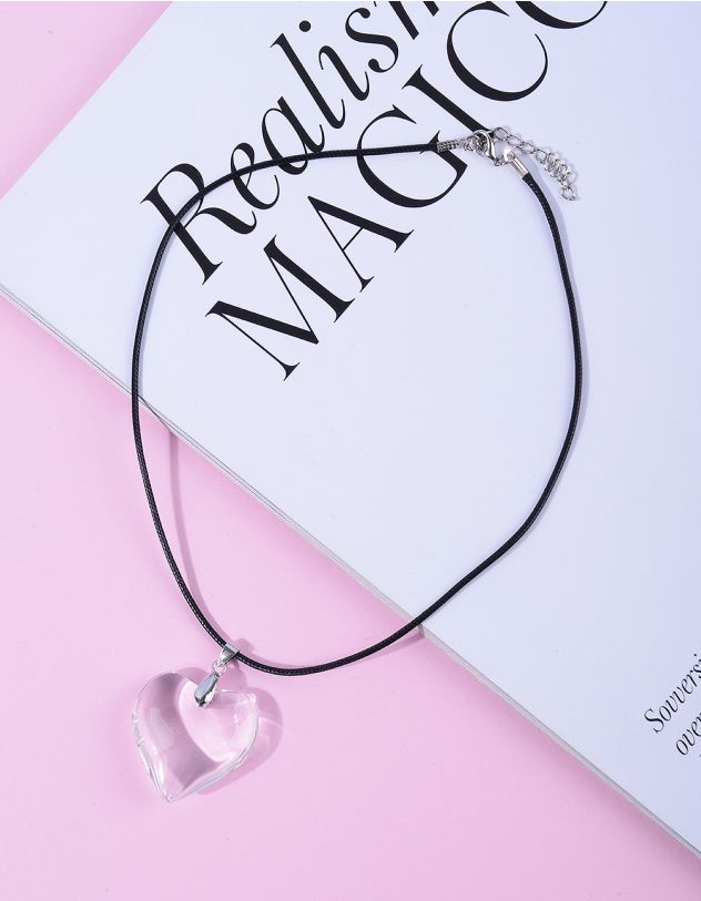 Чокер  на шию з кулоном у вигляді серця | 259346-21-XX - A-SHOP