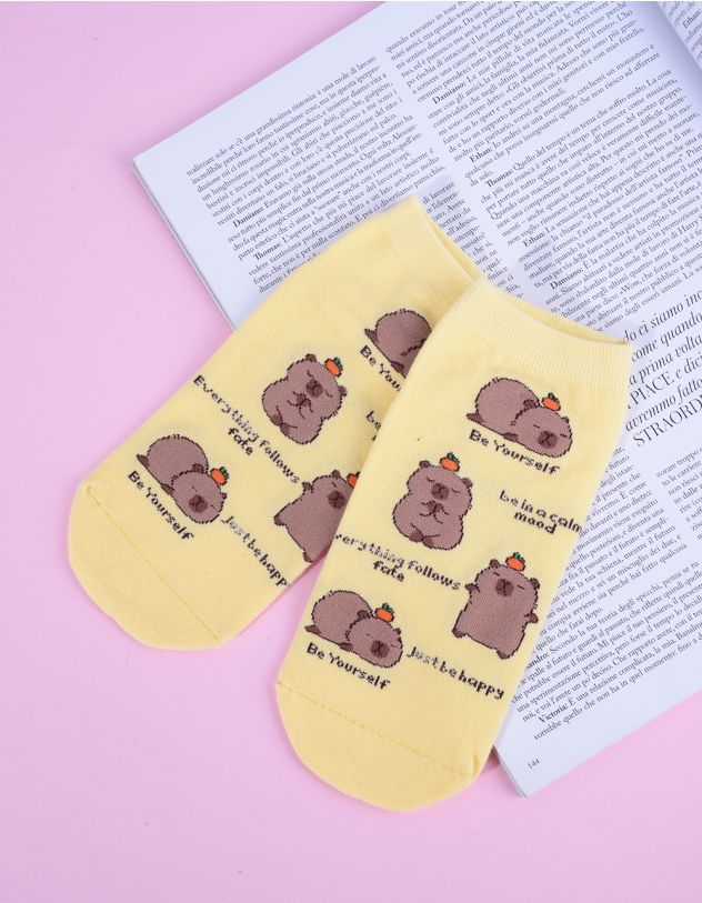 Шкарпетки з зображенням капібари | 265623-19-XX - A-SHOP