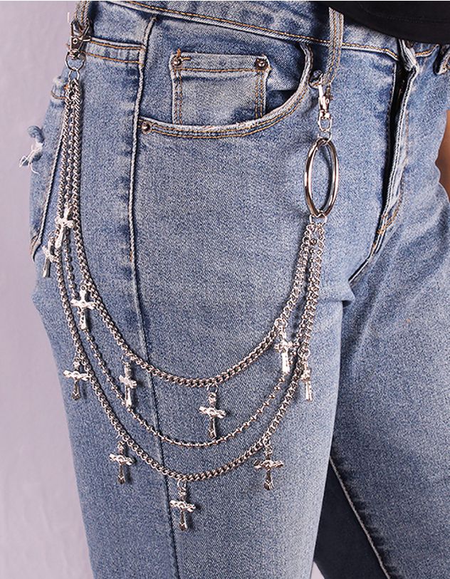 Ланцюжок на пояс багатошаровий з хрестами | 265571-05-XX - A-SHOP