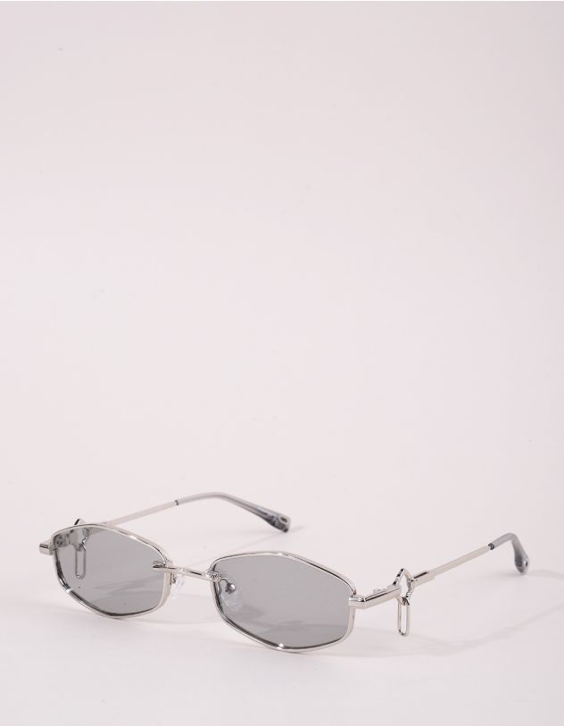 Окуляри від сонця шестикутники з фурнітурою на дужках | 266505-11-XX - A-SHOP
