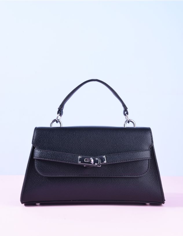 Сумка на довгому ремінці з фурнітурою | 264404-02-XX - A-SHOP